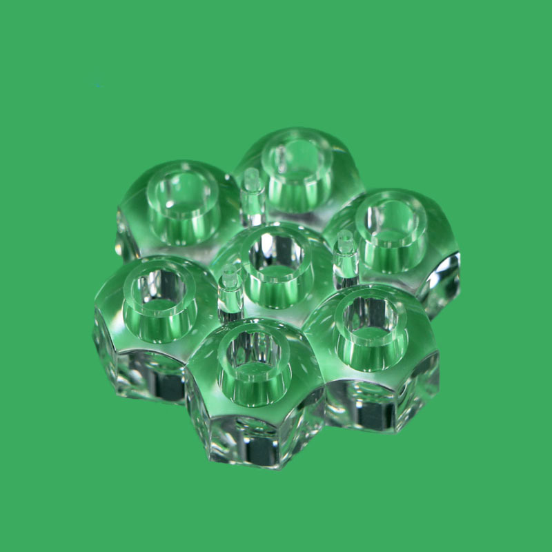 38.8mm Diameter LED Module Lens 7 LEDs 50° Flat Water Clear For Lamp ...